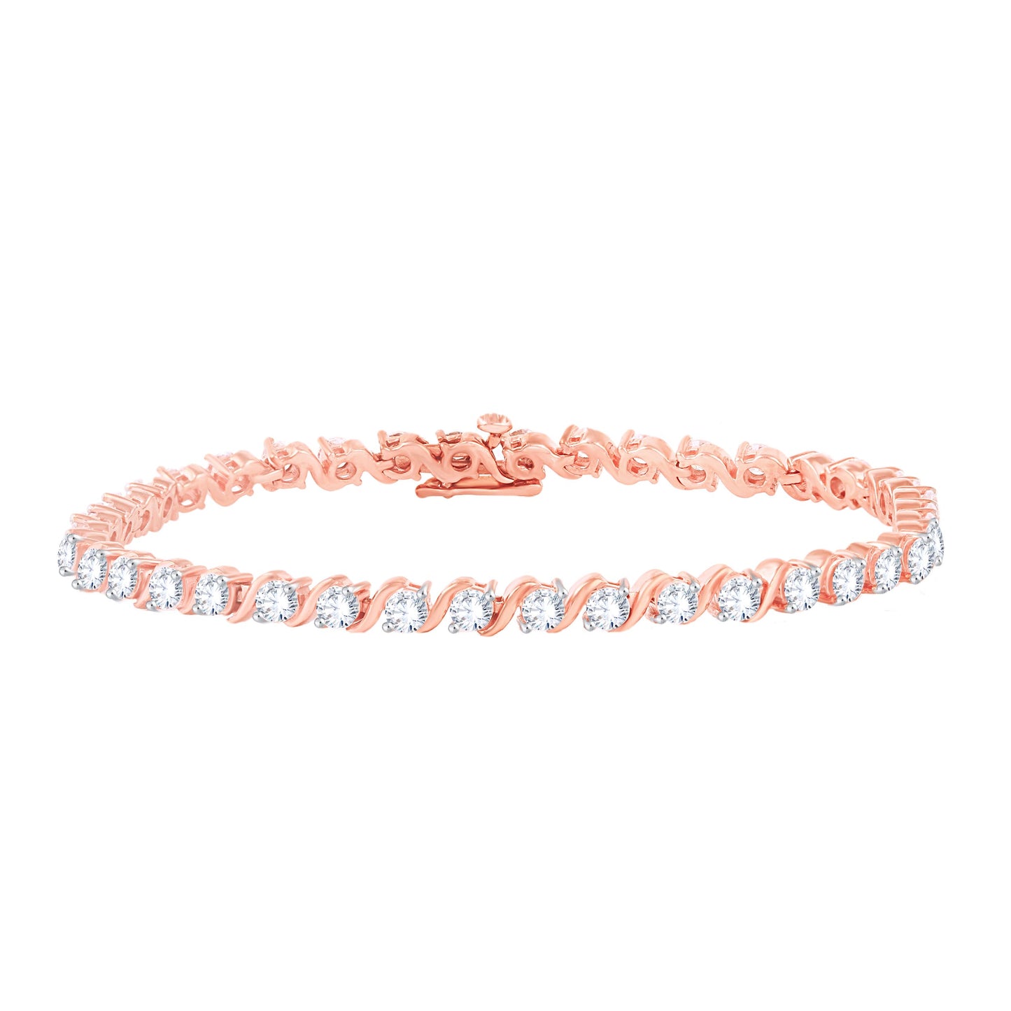 Diamond Ladies Bracelet for her in Rose Gold DBR22051