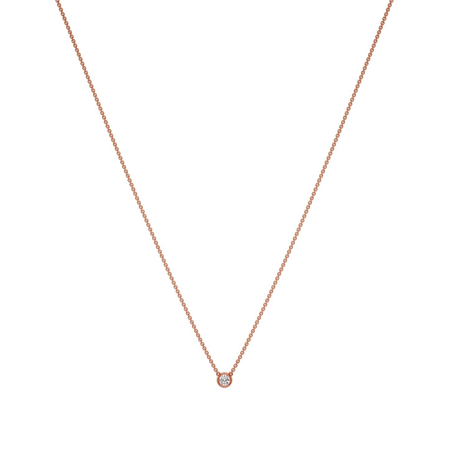 Amber Stylish Diamond Necklace