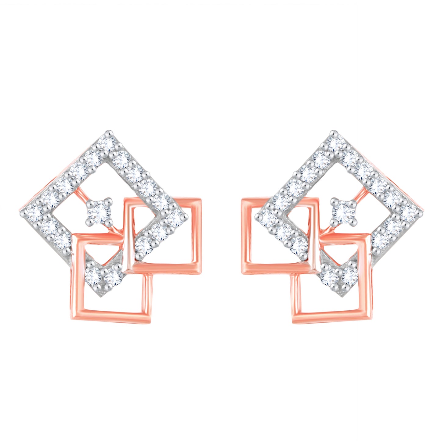 Diamond Pendant for her in Rose Gold DPE23038