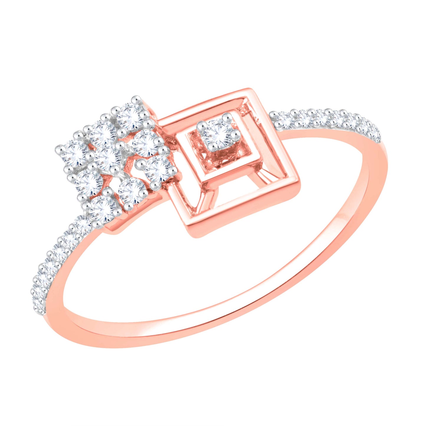 Diamond Ring for her in Rose Gold DRG23567