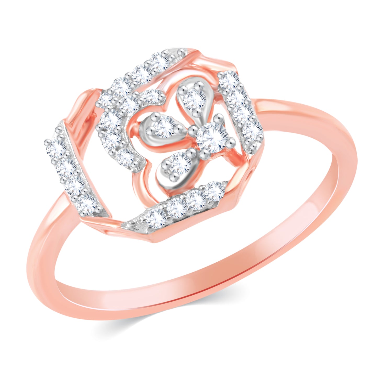 Diamond Ring for her in Rose Gold DRG23688