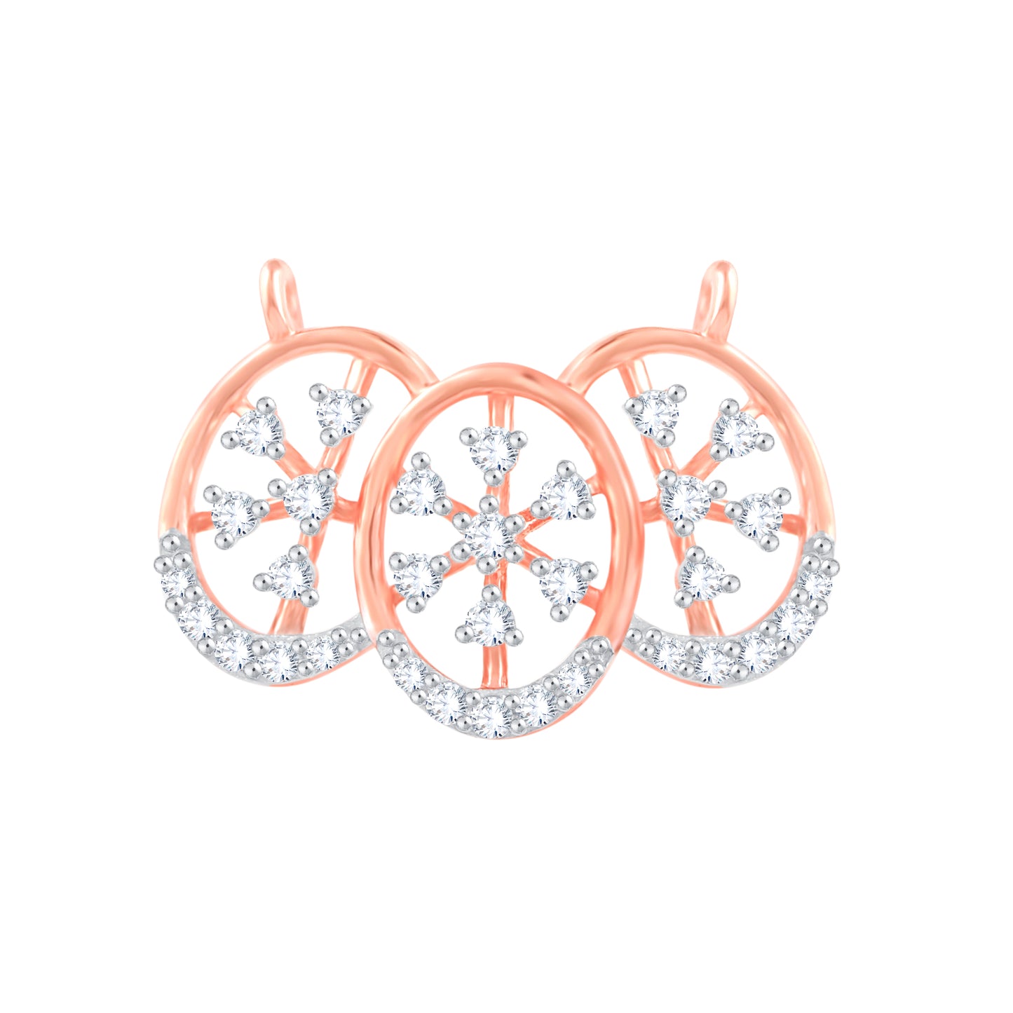 Diamond Mangalsutra Pendant for her in Rose Gold DTN22081