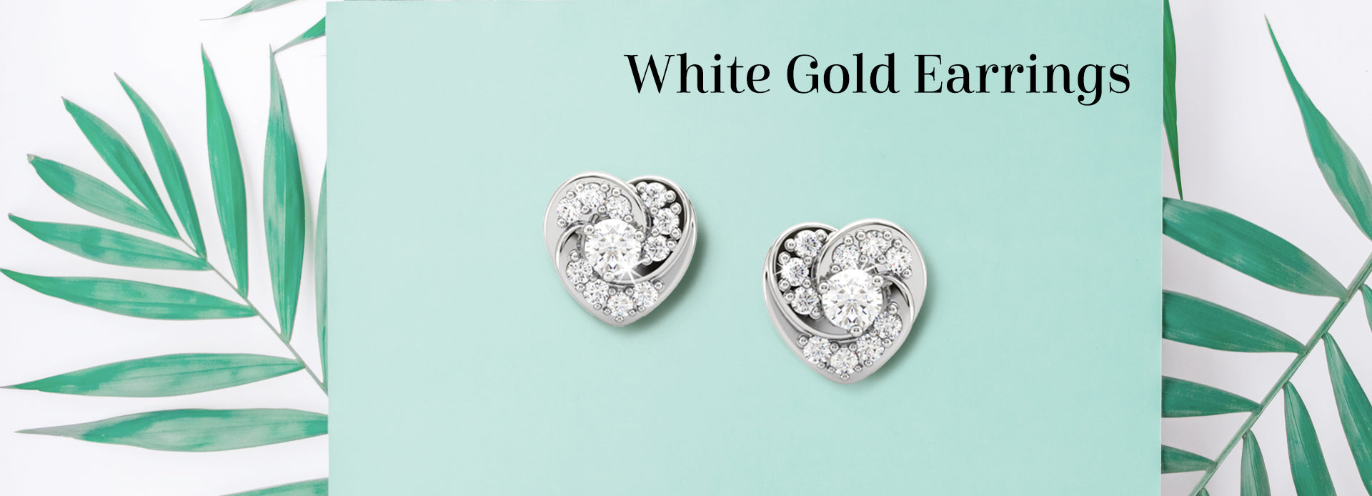 WHITE GOLD EARRINGS