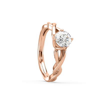 Vanessa Intertwined Solitaire Ring