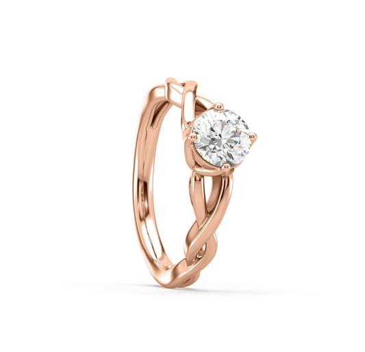 Vanessa Intertwined Solitaire Ring