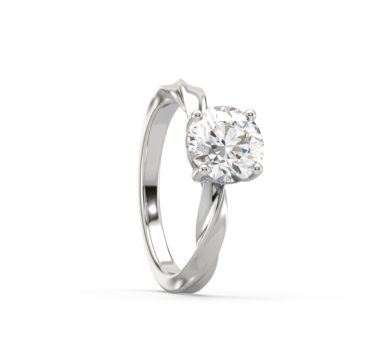 Faith Braided Solitaire Diamond