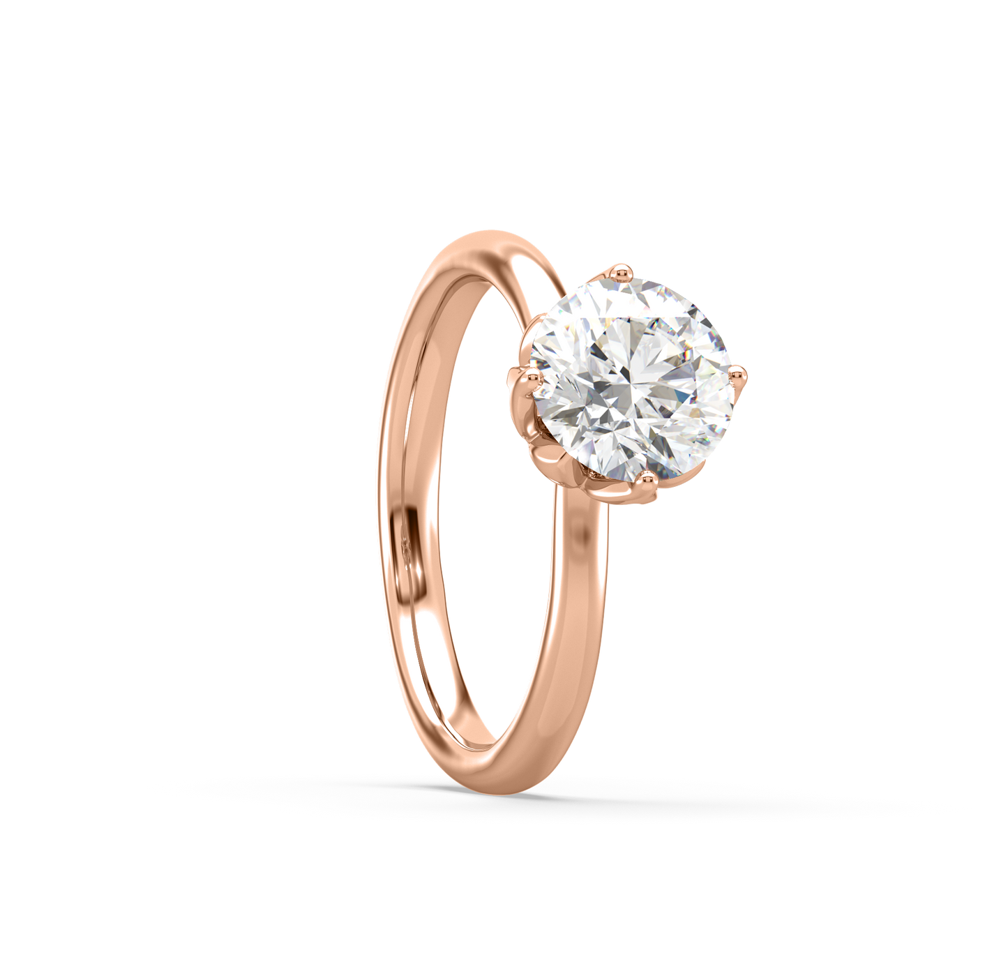 Sylvia Solitaire Diamond Ring