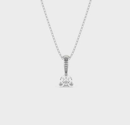 Petra Classic Diamond Solitaire Pendant