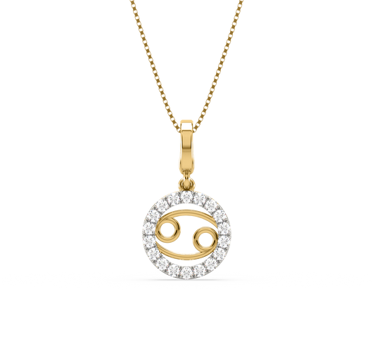 Clementine Cancer Zodiac Pendant