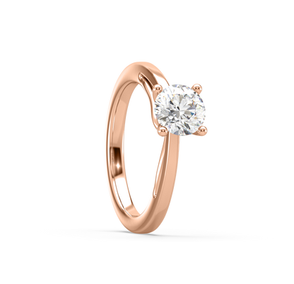 Cora Solitaire Diamond Ring