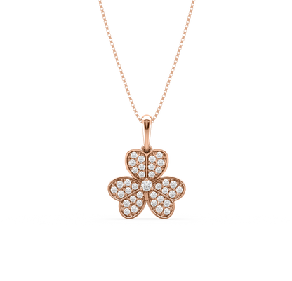 Debra Clover Diamond Pendant