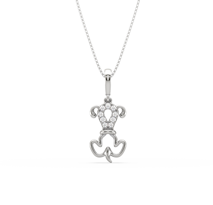 Amanda Puppy Diamond Pendant