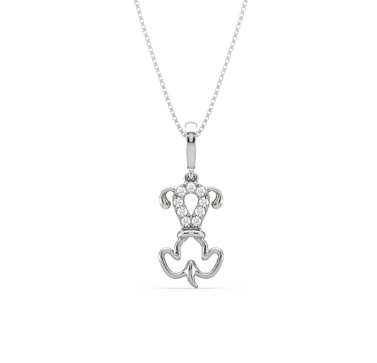 Amanda Puppy Diamond Pendant