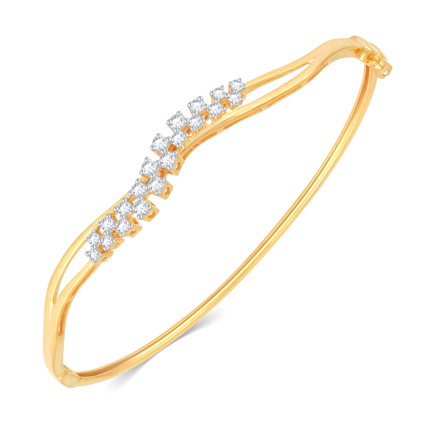 Aurora Diamond Bangle Bracelet