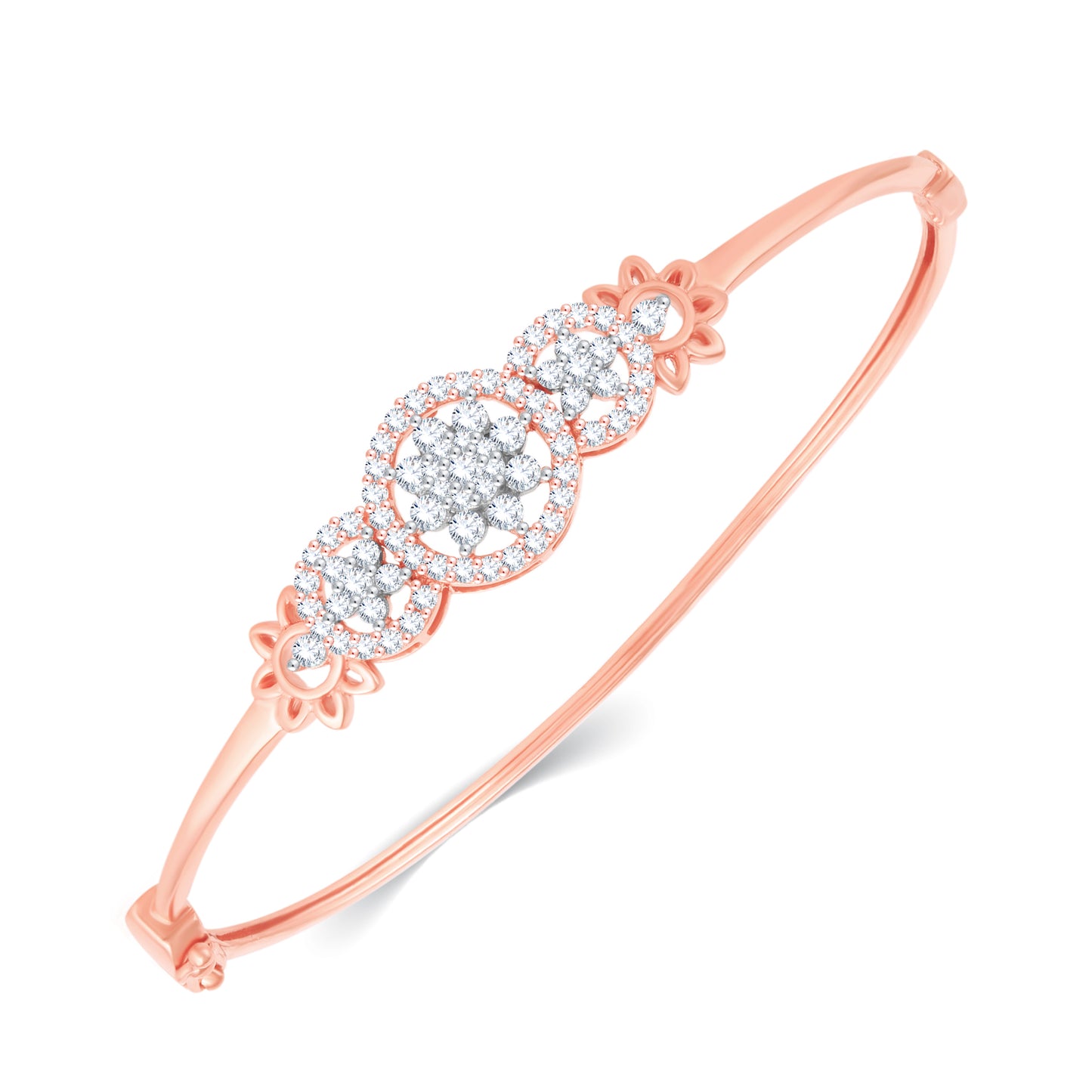 Diamond Bracelet for her in Rose Gold - DBF22052-2.4