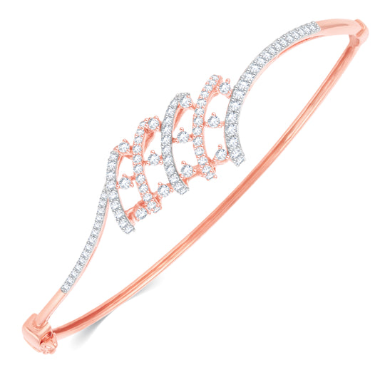 Diamond Bracelet for her in Rose Gold DBF22077