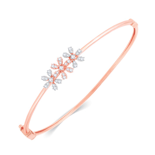 Diamond Bracelet for her in Rose Gold DBF22083