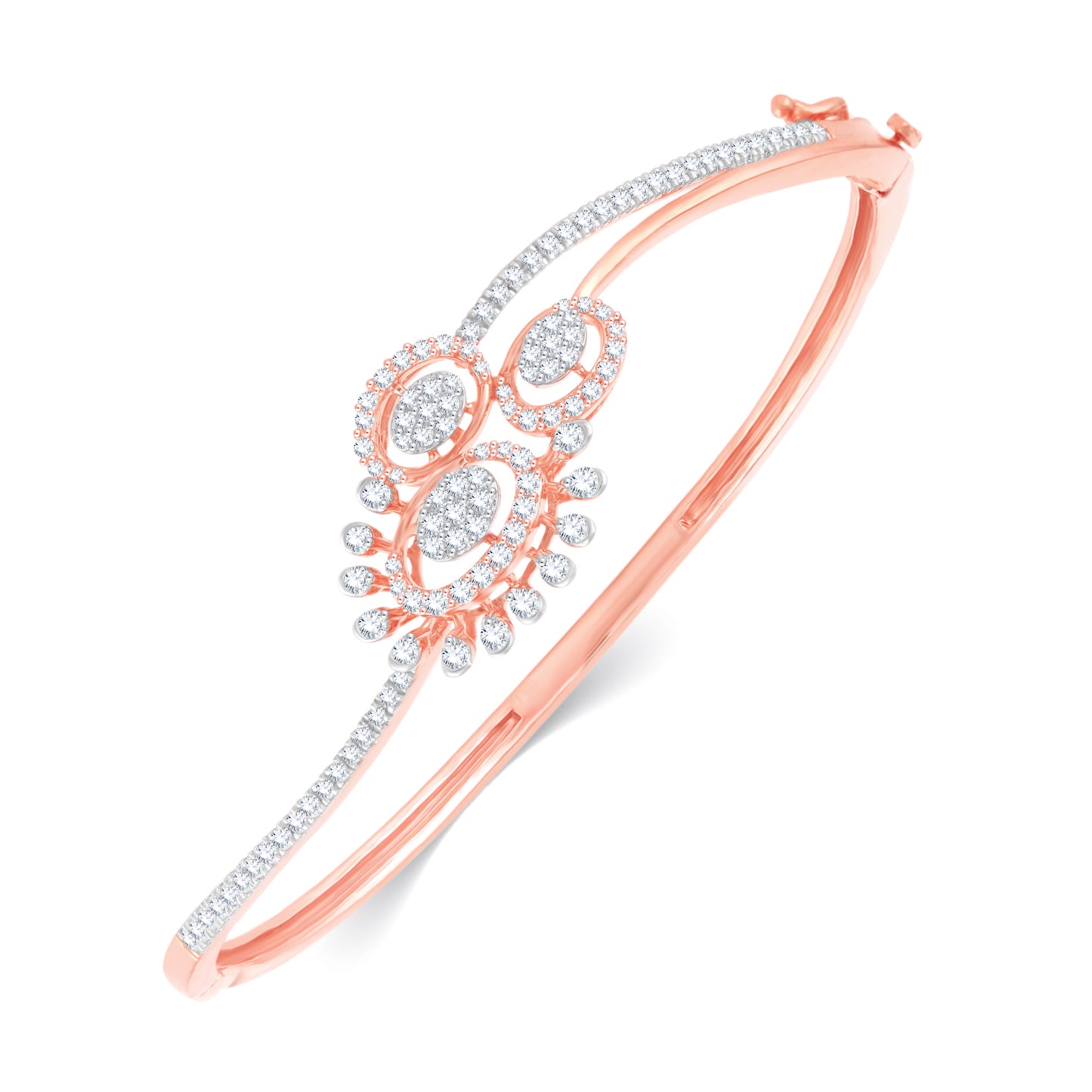 Diamond Bracelet for her in Rose Gold DBF22096