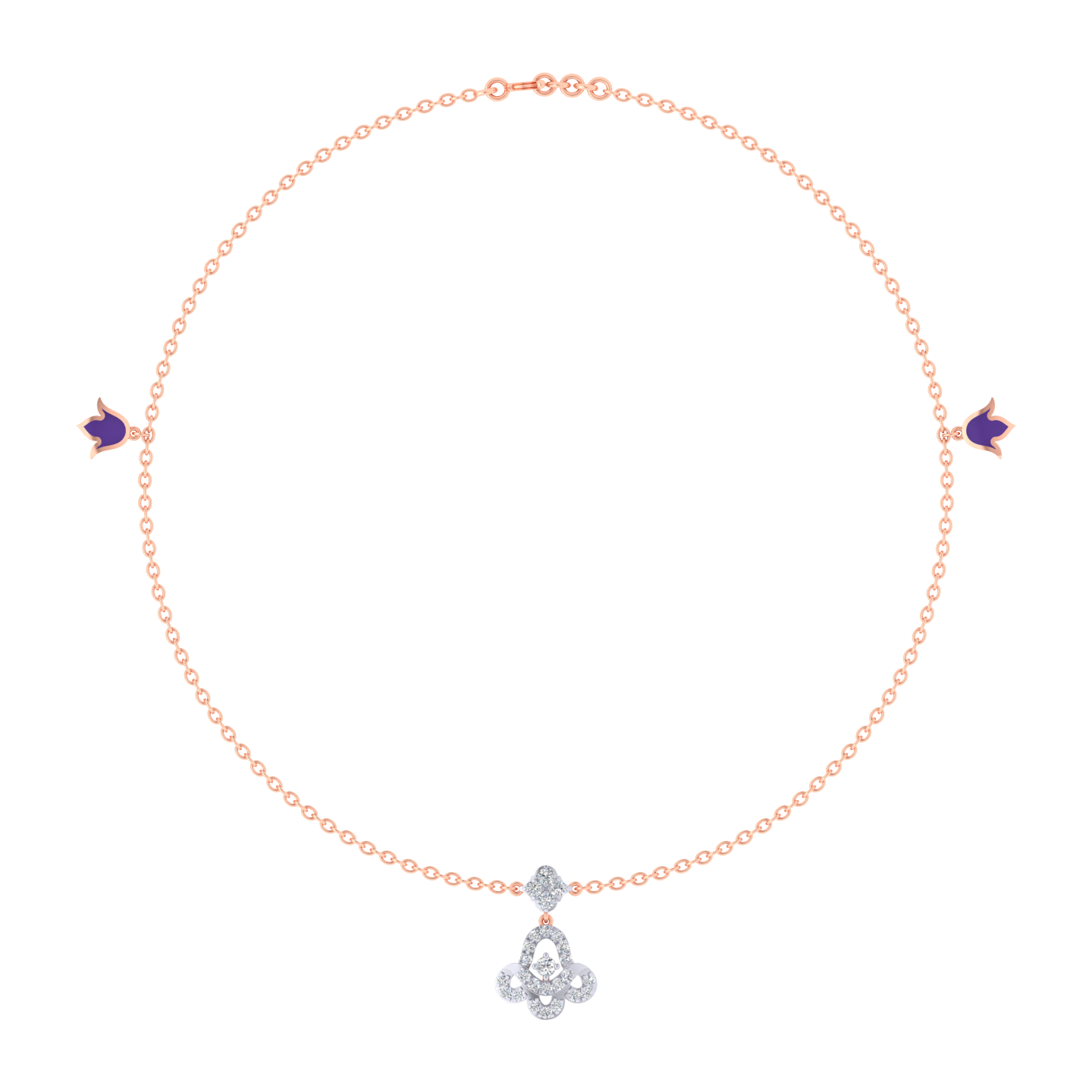 Melba Diamond Charms Bracelet