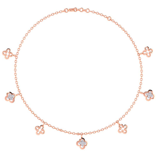 Suya Diamond Charms Bracelet