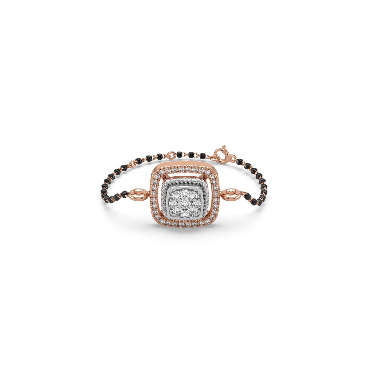 Roma Square Diamond Magansutra Bracelet