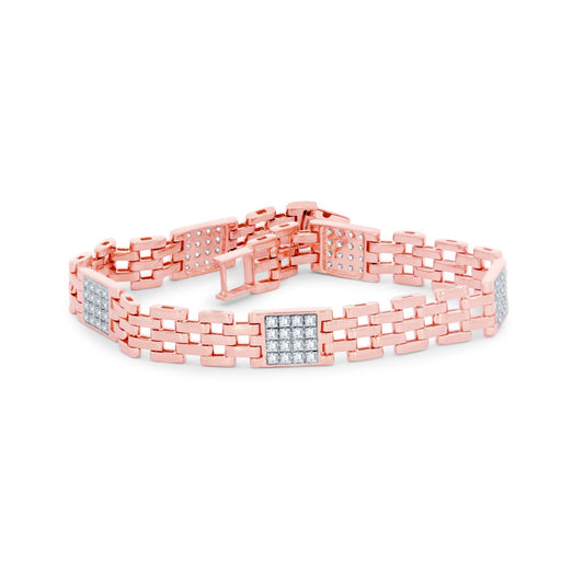 Diamond Bracelet for her in Rose Gold - DBR22003-7