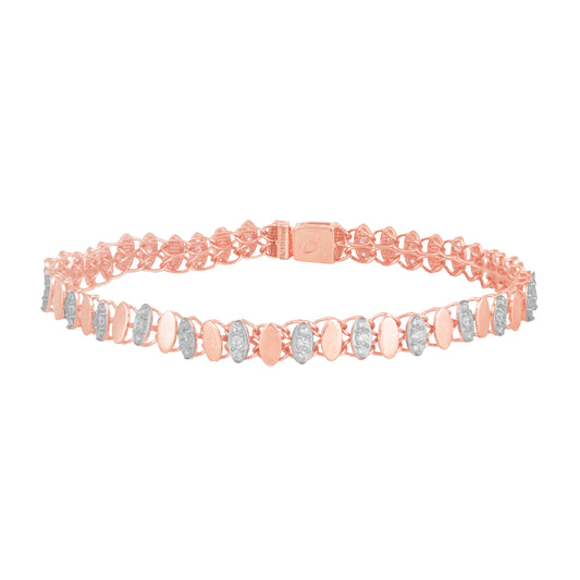 Diamond Bracelet for her in Rose Gold - DBR22012-7