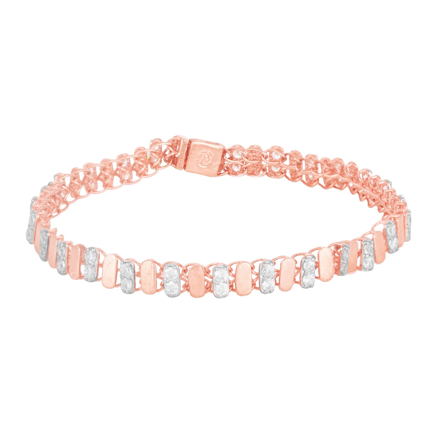 Diamond Bracelet for her in Rose Gold - DBR22013-7