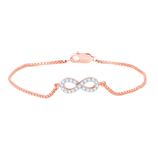 Diamond Bracelet for her in Rose Gold - DBR22014-7