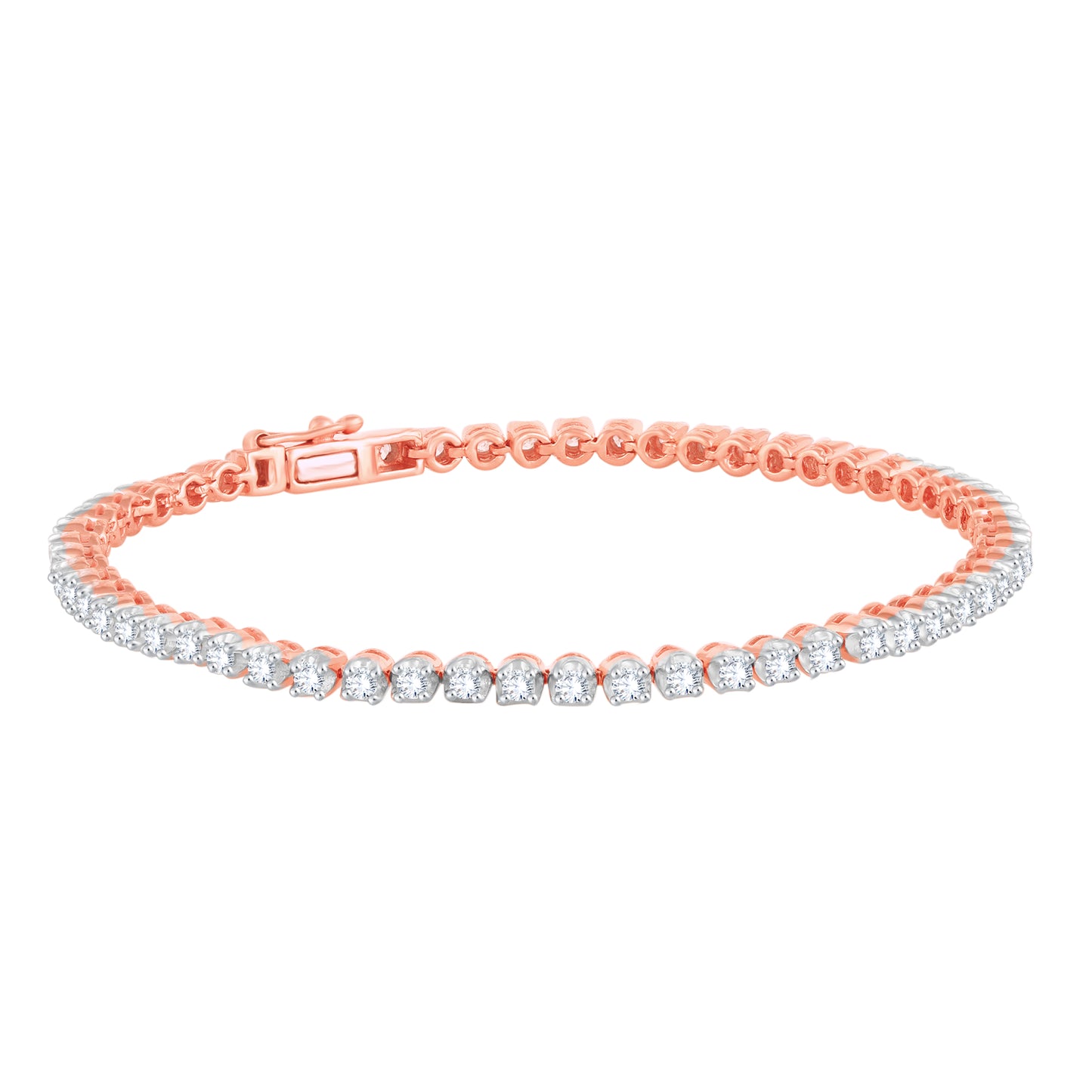 Diamond Bracelet for her in Rose Gold - DBR22023-7