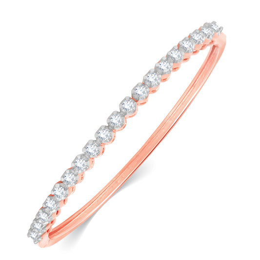 Diamond Bracelet for her in Rose Gold - DBR22026-6