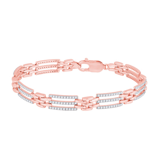 Diamond Ladies Bracelet for her in Rose Gold DBR22046