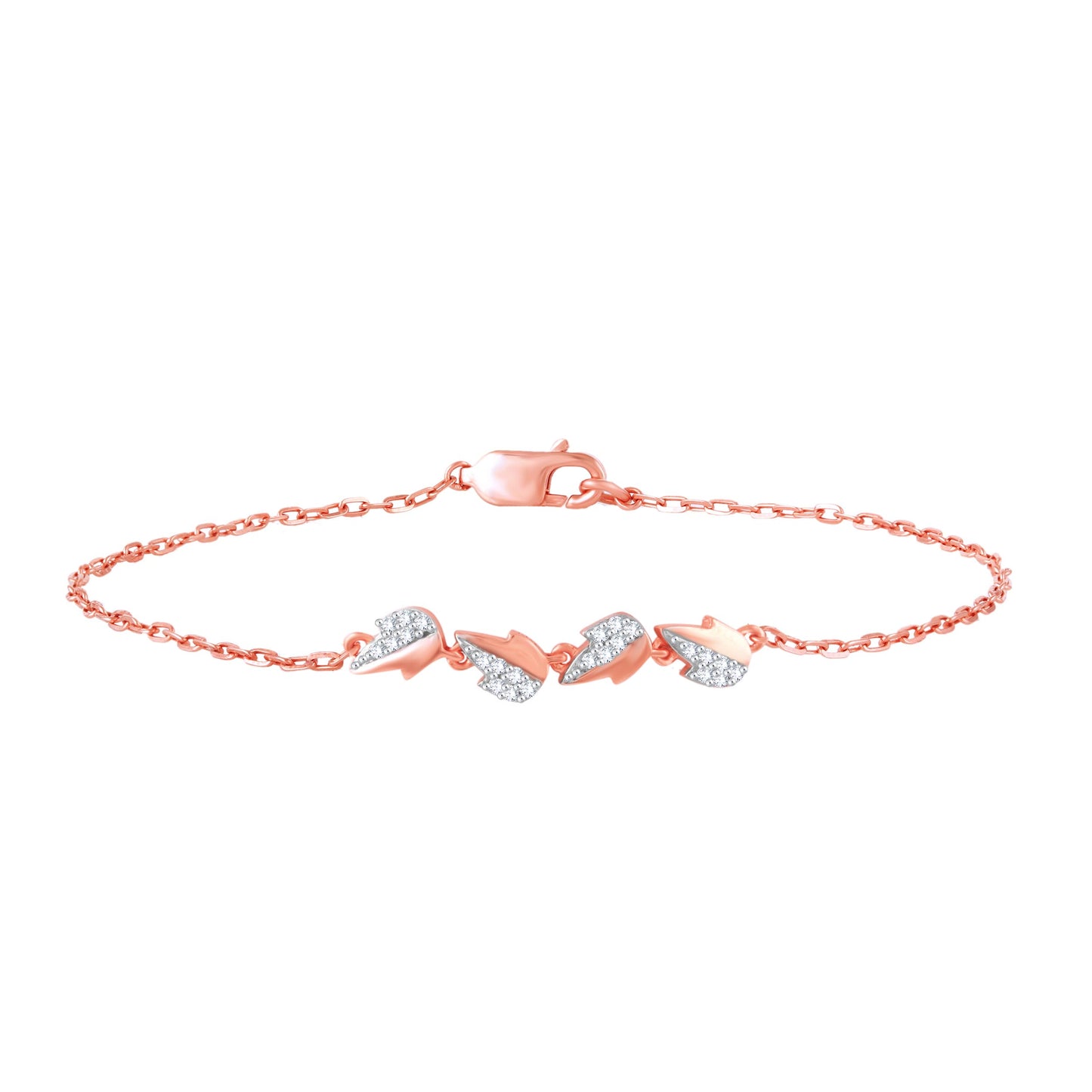 Diamond Ladies Bracelet for her in Rose Gold DBR22056