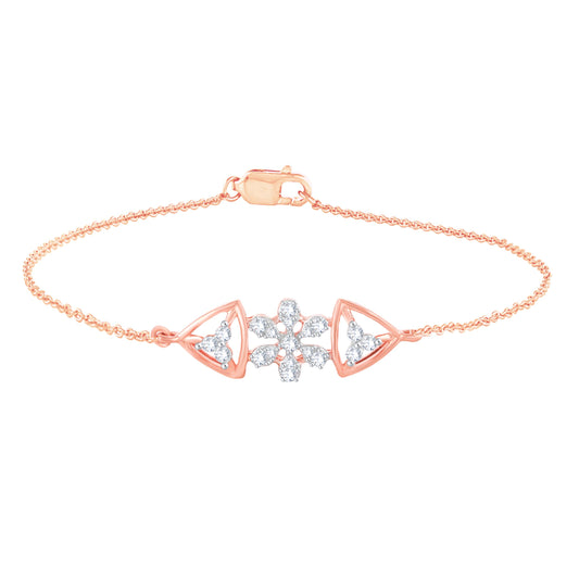 Diamond Ladies Bracelet for her in Rose Gold DBR22059