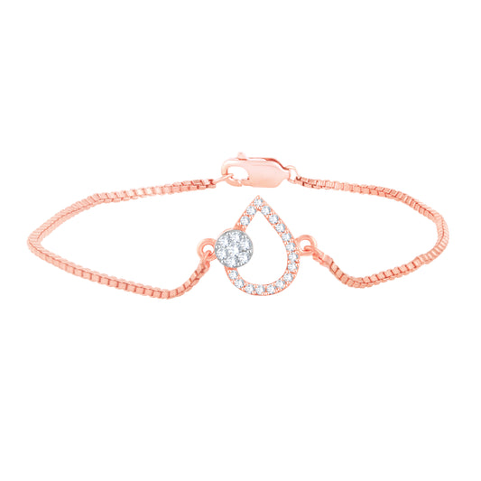 Diamond Ladies Bracelet for her in Rose Gold DBR23021