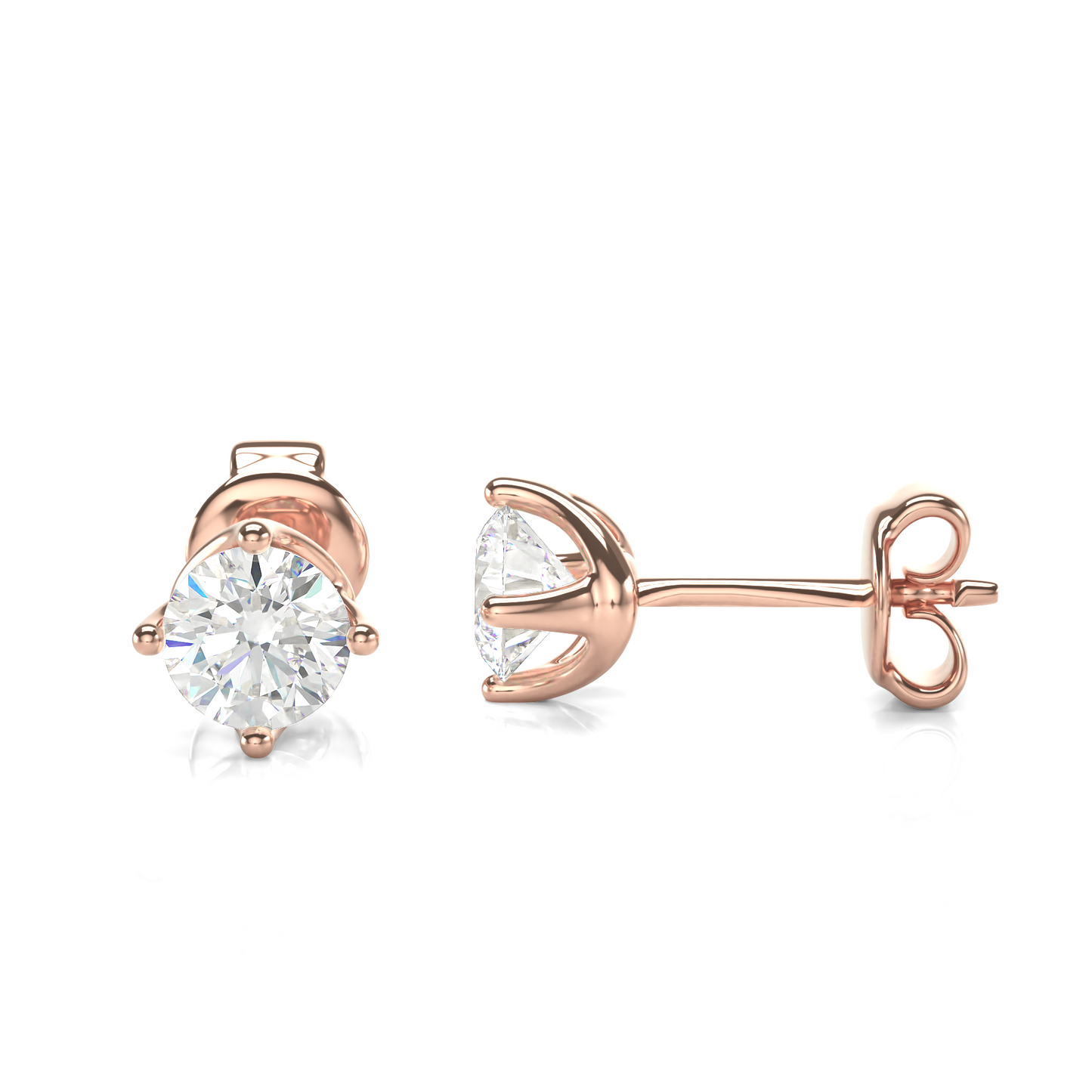 Jackie Diamond Stud Earrings