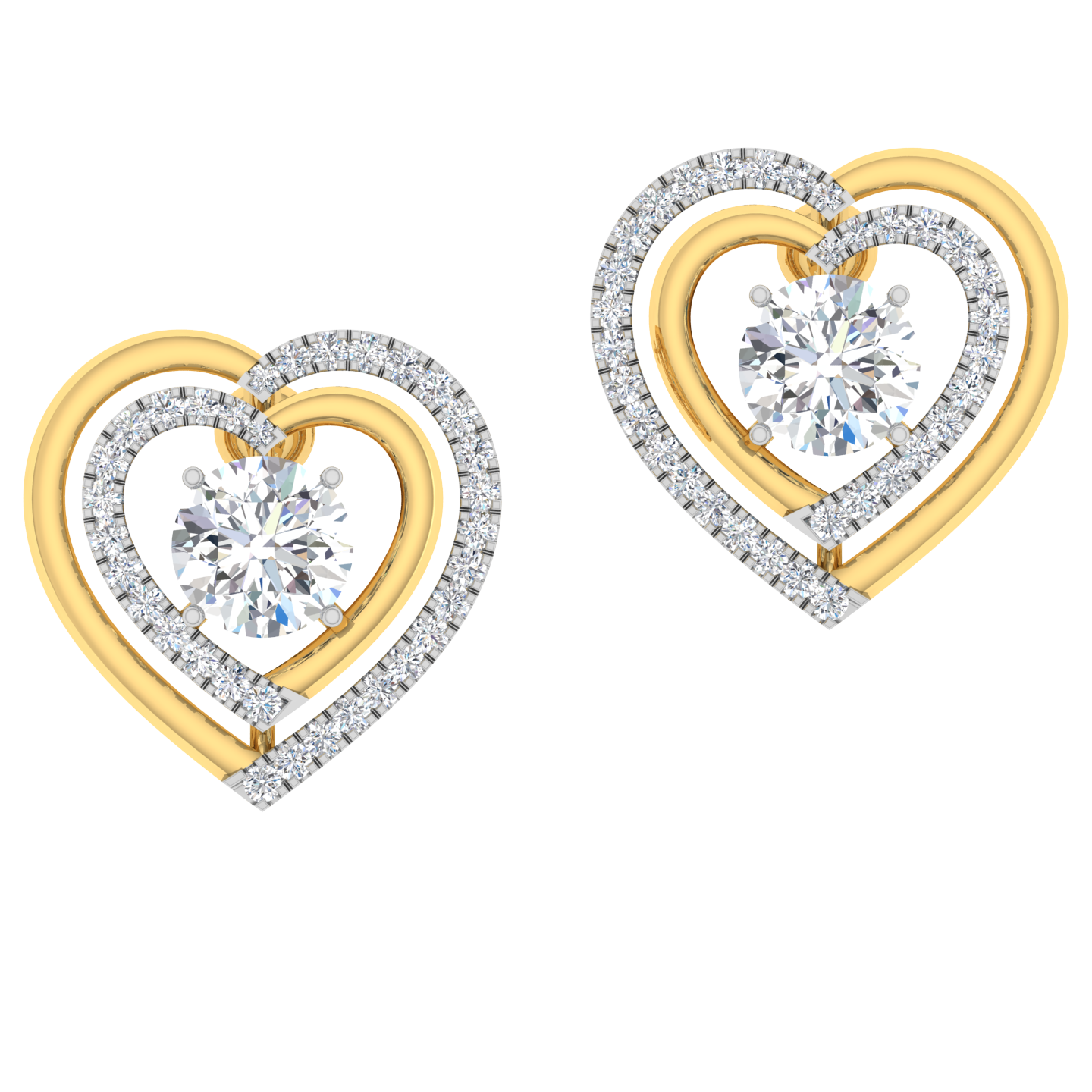 Adeline Heart Shaped Earrings