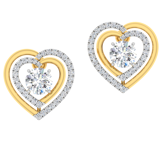 Adeline Heart Shaped Earrings