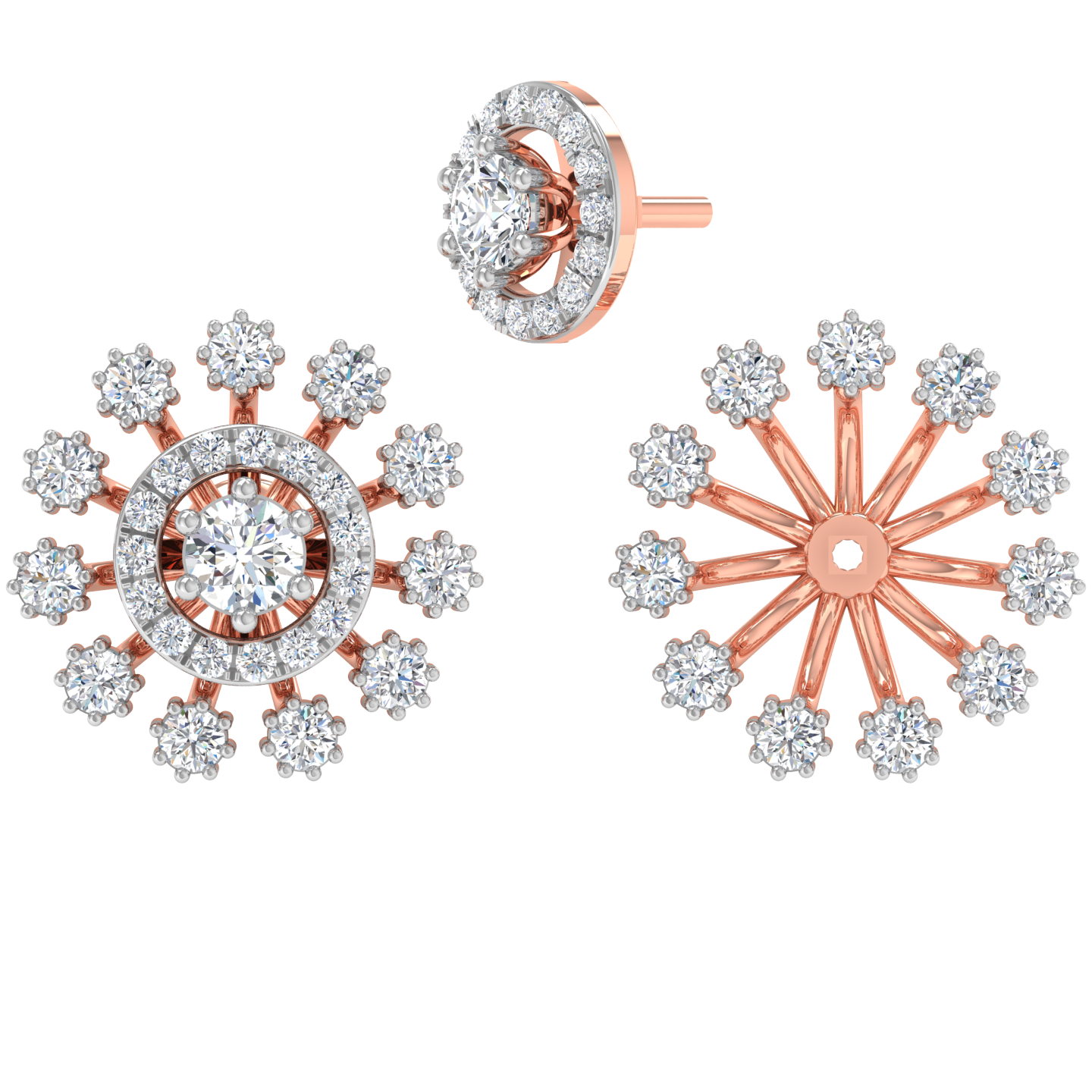 Anouk Detachable Diamond Earrings