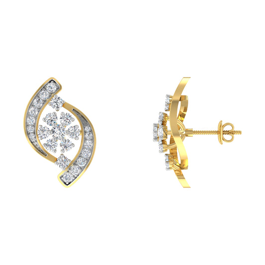 Natalie Diamond Stud Earrings