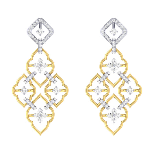 Hazel  Diamond Dangler Earrings