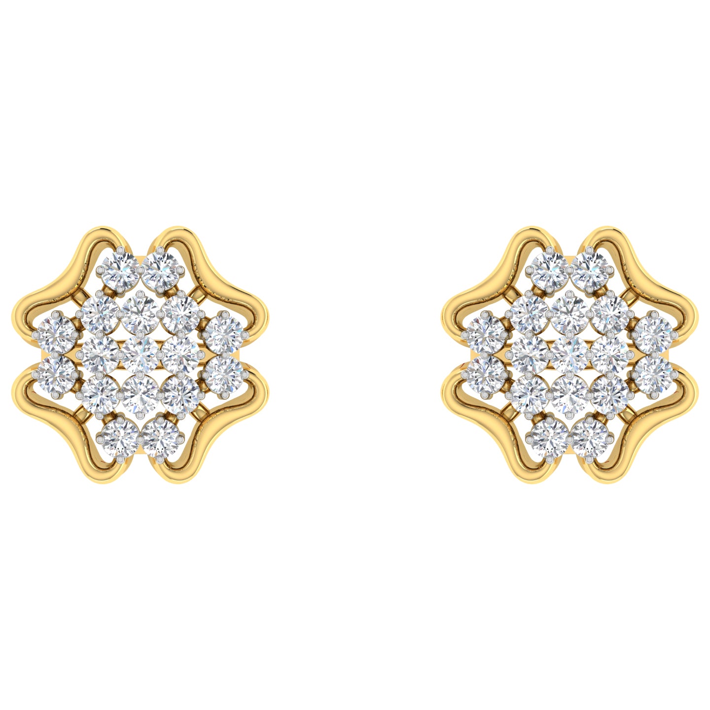 Bonita Diamond Stud Earrings