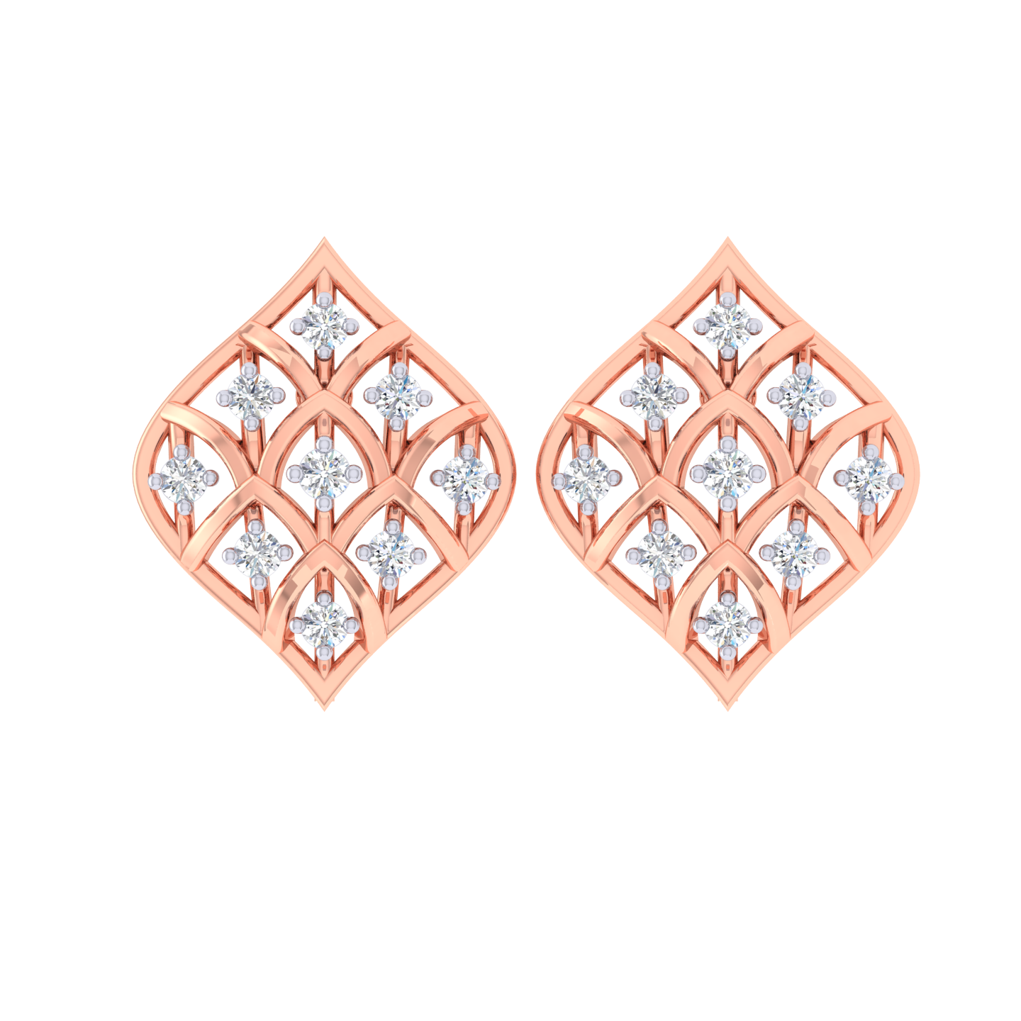 Sylvia Diamond Stud Earrings