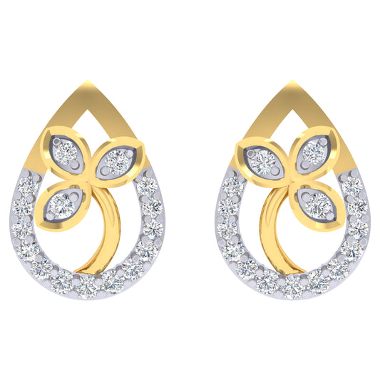 Greata Diamond Stud Earrings