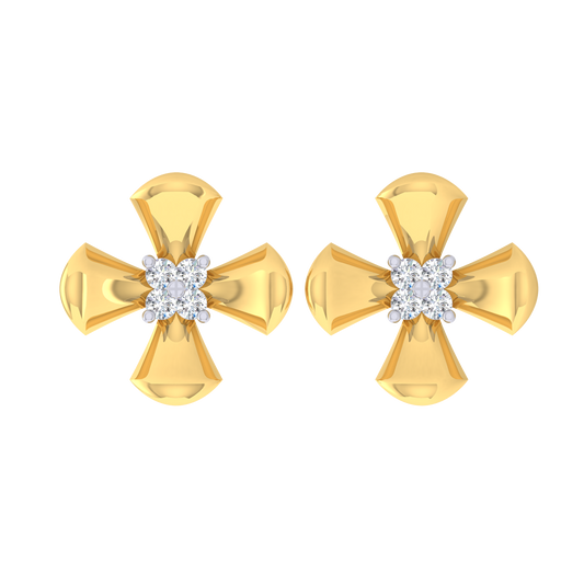 Simone Diamond Stud Earrings