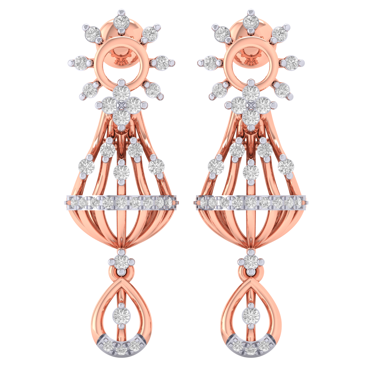 Noelle Diamond Dangler Earrings