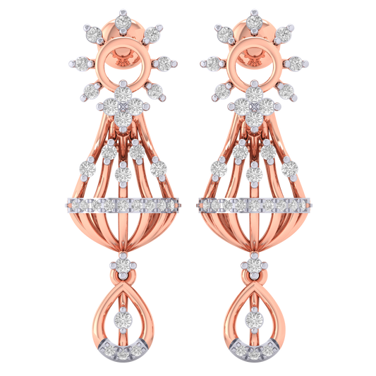 Noelle Diamond Dangler Earrings