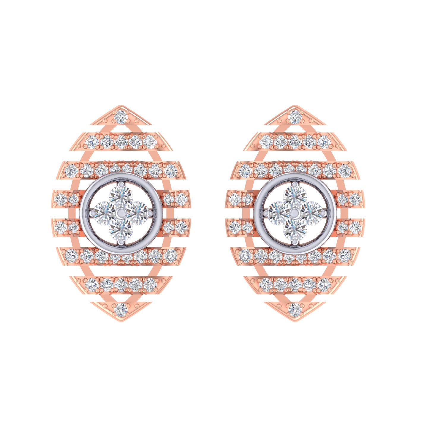 Keri Diamond Stud Earrings