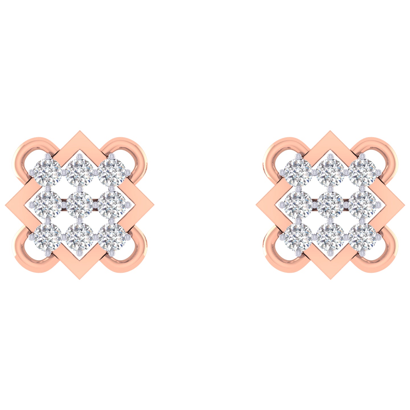 Bianca Diamond Stud Earrings