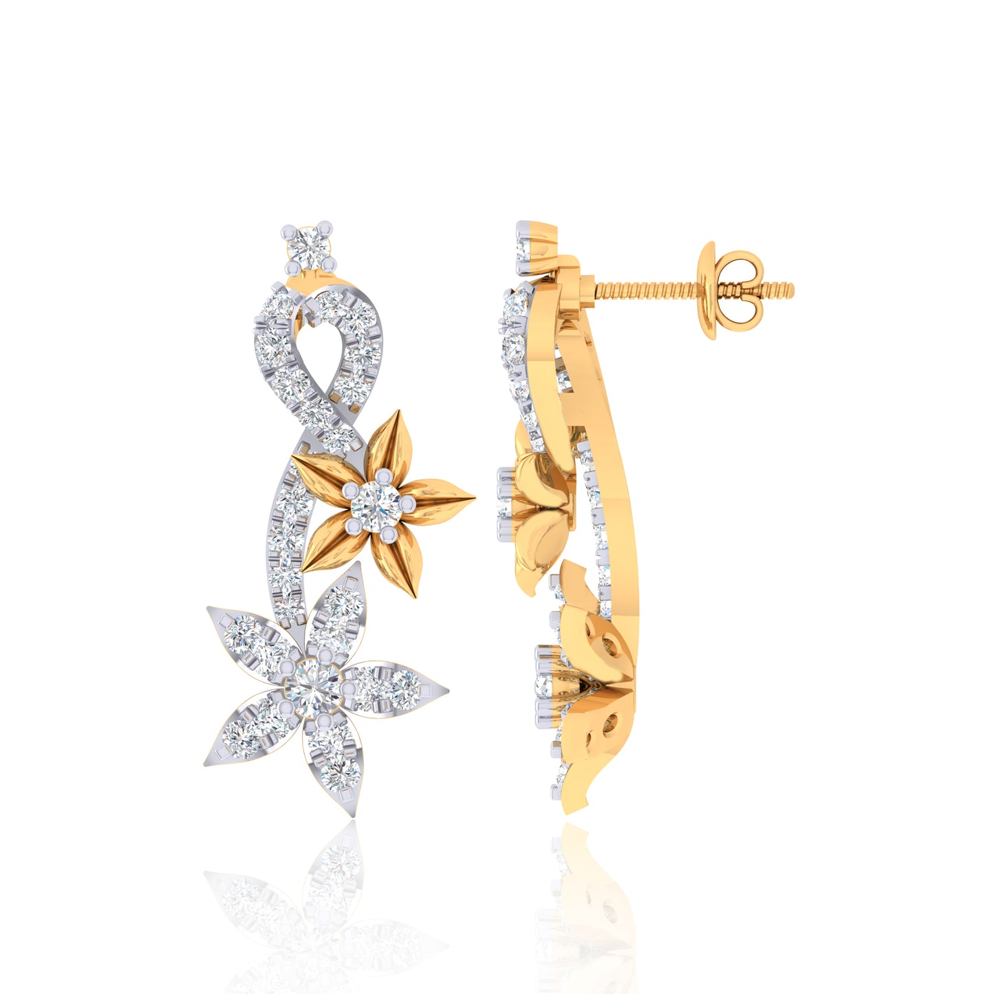 Alva Star Diamond Earrings